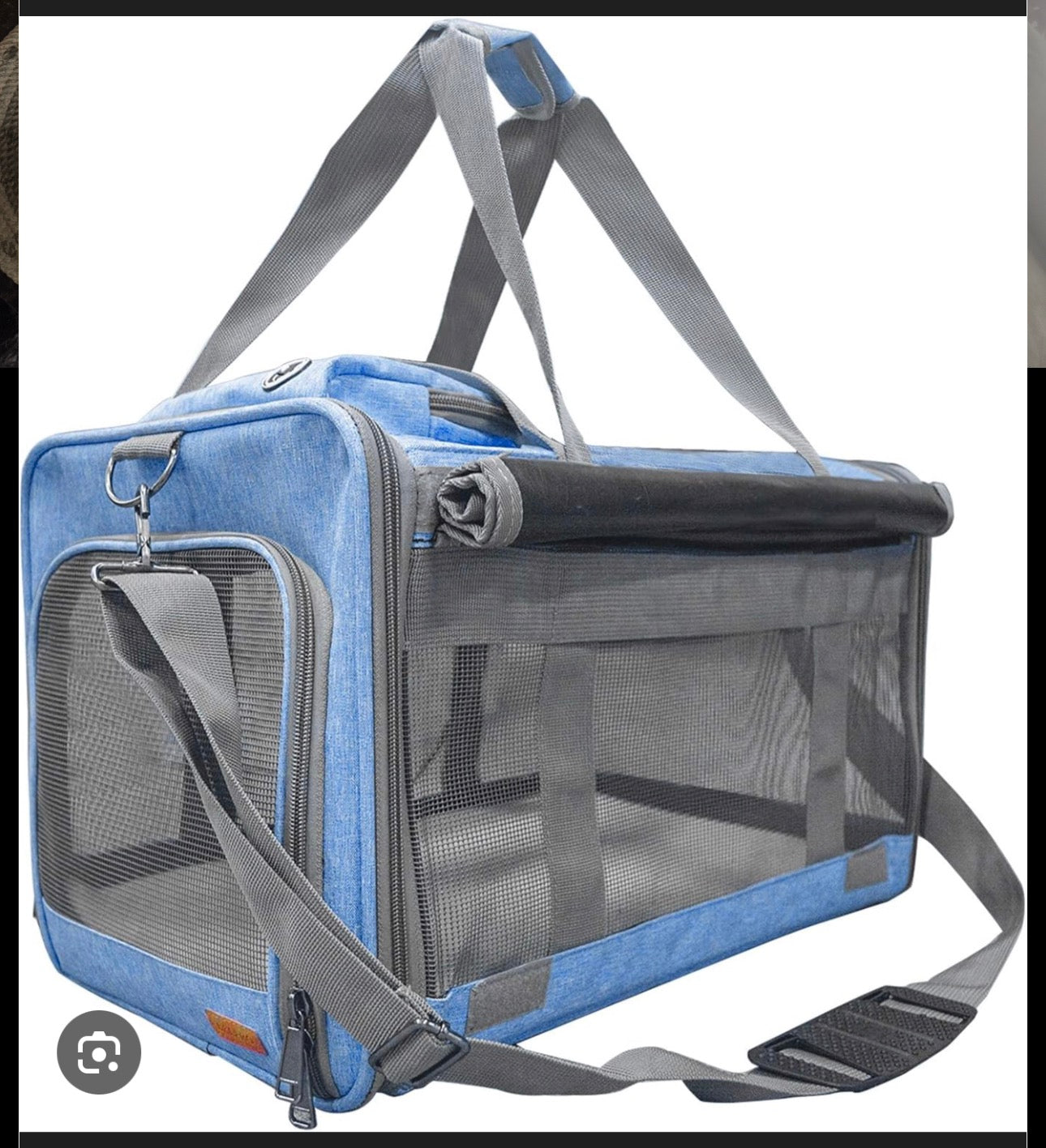 Gapzer Pet Carrier 18.1 x 11.8 x 11.8 In (LxWxH) Holds pets up to 20 lbs